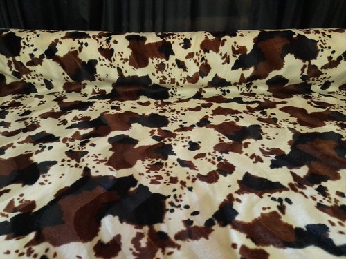 Cow hide print soft - hide,