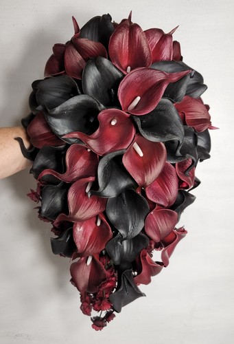 Burgundy black calla lily - burgundy,
