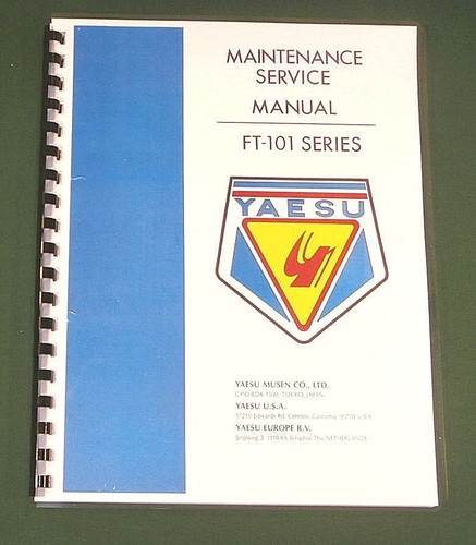 Yaesu 101e service manual - yaesu,
