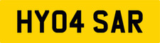 HI SARA RARE PRIVATE CAR REG