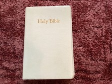 White cover Holy Bible 