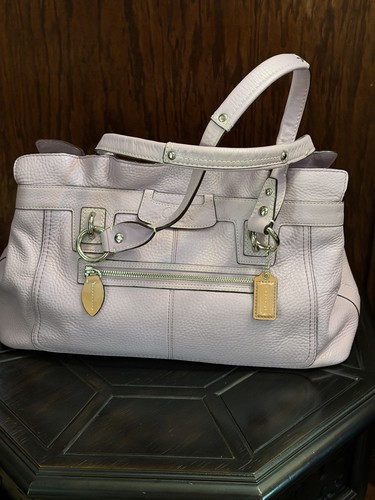 Coach large leather satchel - large,