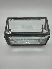 Vintage Beveled Glass Trinket