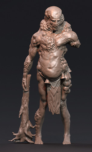 Zombie lord dead 54mm - zombie, resin