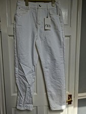 NWT Zara White Jeans Size UK12