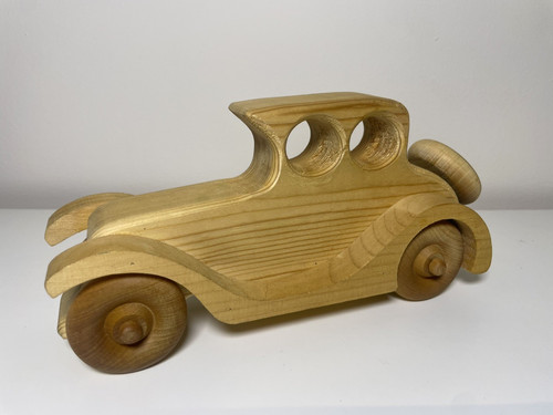 Vintage style handmade wooden