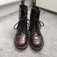 Dr. Martens 1460 cherry arcadia leather boots uk 4 eu 37 us 6 