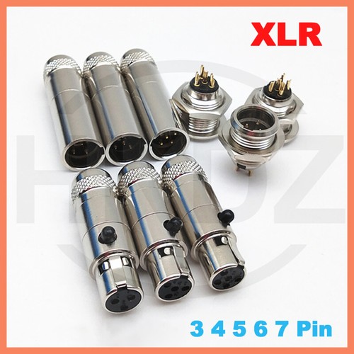 Mini xlr connector - 4, 6