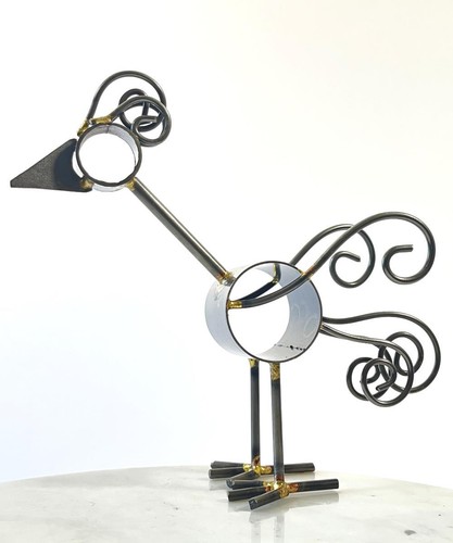 Unique chicken recycled metal - unique,