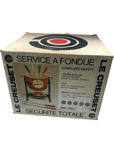 Creuset service fondue - a,
