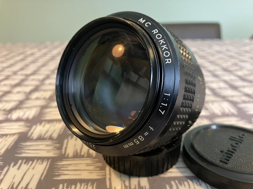 Minolta 85mm rokkor - mc, rokkor-pf