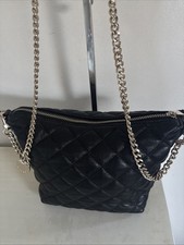 Karen Millen Black Quilted Bag