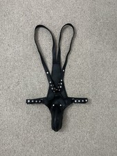 Men’s vegan leather Singlet With Cod Piece fits 32” - 48” waist  