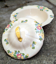 Vtg  Minden Royal Doulton Casserole Tureen with Lid Tableware Cookware Floral