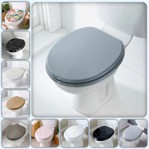 Wooden toilet seat mdf - wooden,