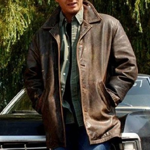 Men vintage distressed brown - vintage,
