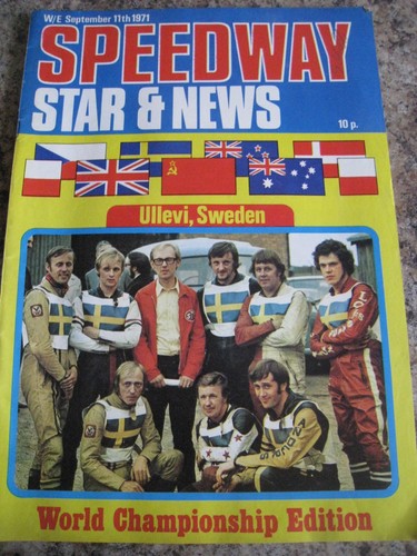 Speedway star news sep 1971 - speedway,