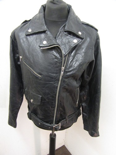 Vintage leather motorcycle - leather,