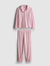Primark Girls Wicked Pyjamas Set Pink Soft Fleece 8-9 Years