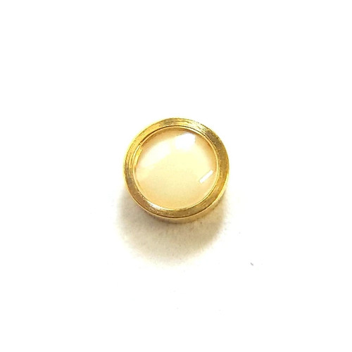 Gold plated bezel pearl for - pearl,