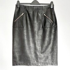 Zara Faux Leather Pencil Skirt