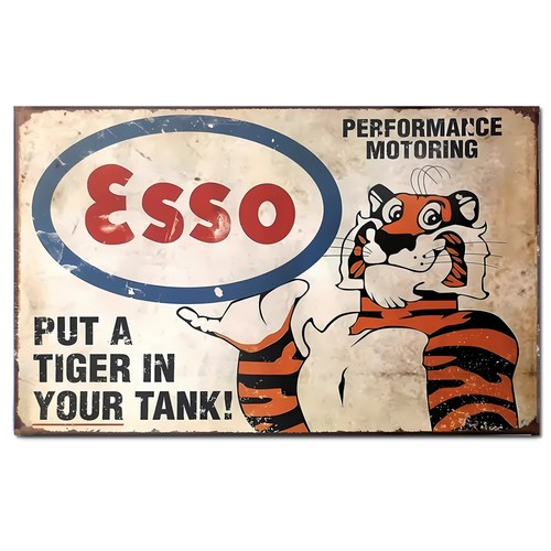 Esso retro garage man cave - retro,