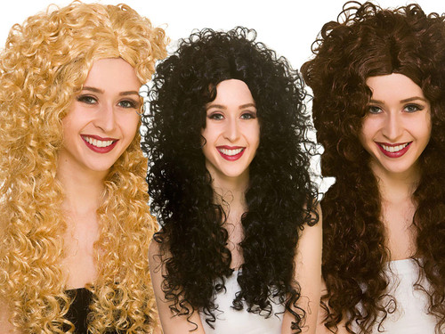 Long tight curly - wig, ladies