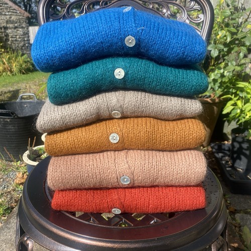 Cardigan soft wool mohair - wool,