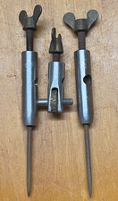 A Lovely Pair of Vintage Beam Compass Trammel Heads Engineers Tool