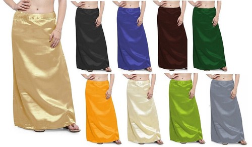Women satin petticoat saree - women's,