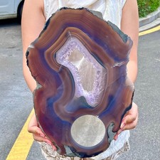 3.76LB Natural agate Amethyst