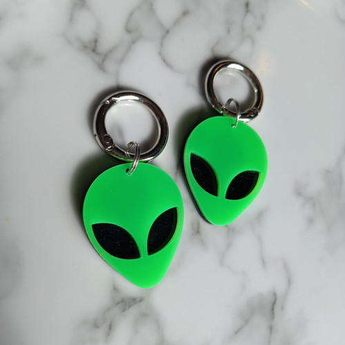 Alien boot charms green - boot,