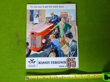Massey Ferguson 65 MK2 Tractor Sales Brochure 1960's