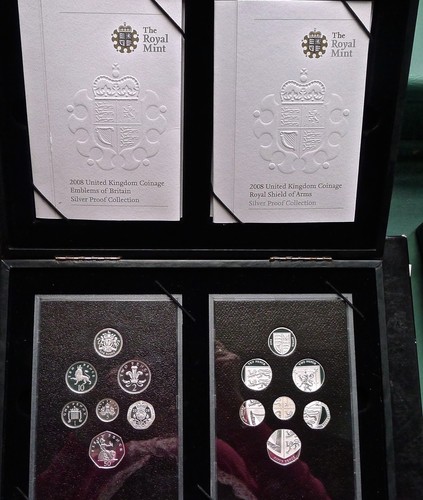 2008 silver proof - 2008, set royal