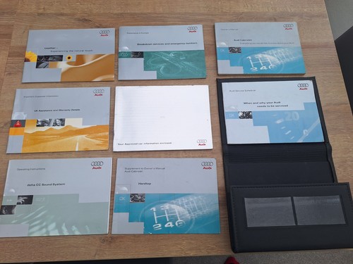 Audi cabriolet handbook - b3,