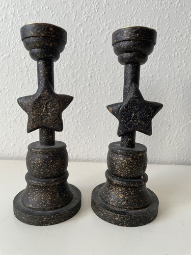 Candlesticks wood novelty - candlesticks,, wood,