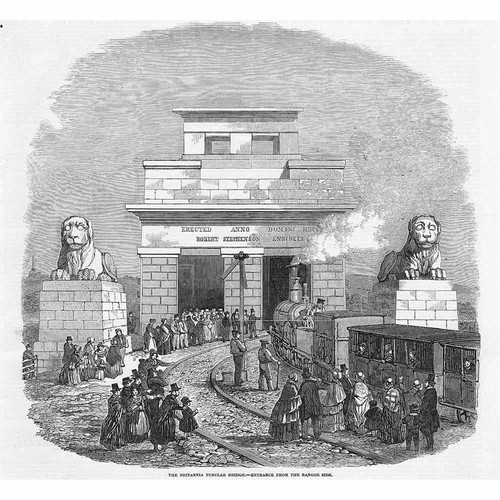 Britannia bridge entrance from - britannia,