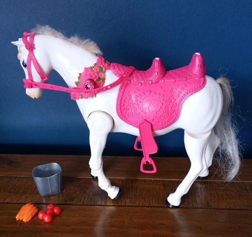 Vintage barbie horse white - barbie,