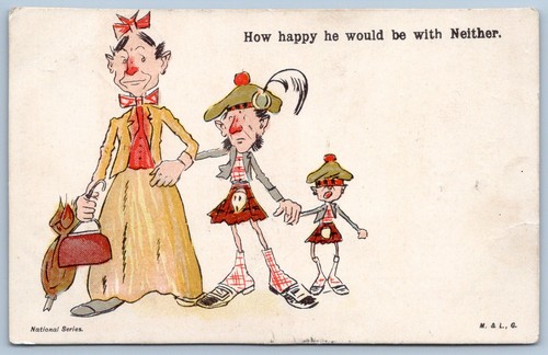 Comic postcard national series - national,