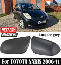 One PAIRS DOOR WING MIRROR COVER CAP CASING For TOYOTA YARIS 2006-2011 UK SELLER