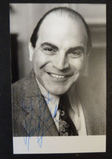 David Suchet Signed Photograph With AFTAL Dealer COA