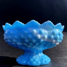 Vintage Malachite Milk Glass