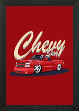 Chevy Sexy Truck Framed Wall