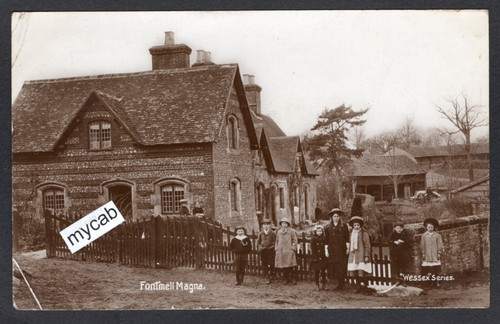 Postcard fontmell magna - fontmell, nr