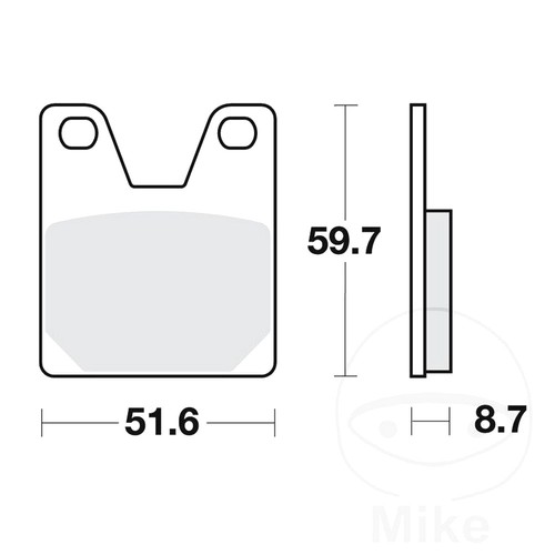 New trw brake pads sintered - new,