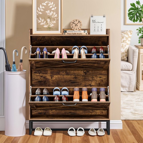 Metal shoe cabinet with - metal,
