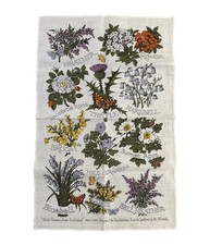 Pat Albeck Linen Tea Towel -