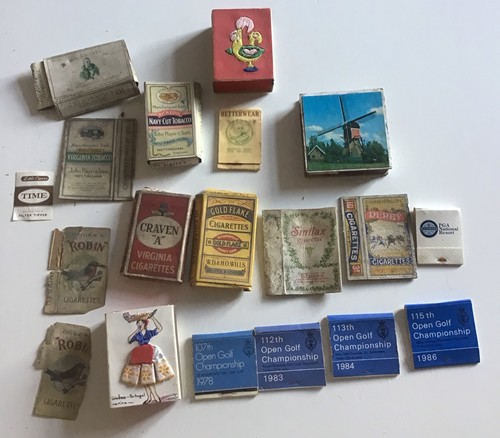 Vintage cigarette boxes - vintage,