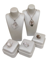 Sterling Silver 925 Bundle x5 Various Designs Rings Pendants Chains 19.33g 