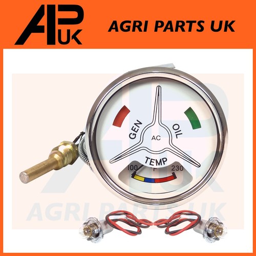 Illuminated water temp gauge - water,